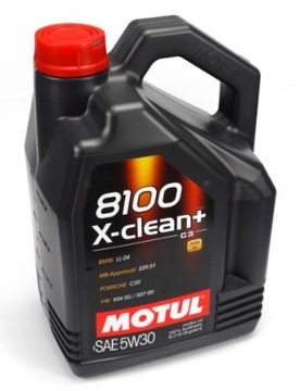 OLEJ SILNIKOWY MOTUL 8100 X-CLEAN+ 5W30 5L