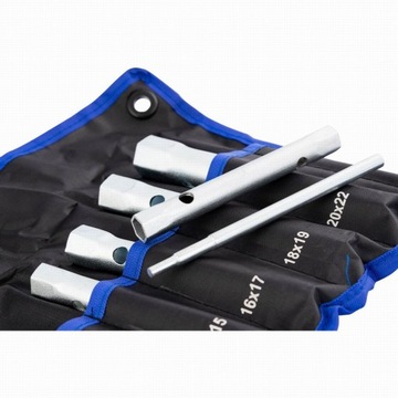 КЛЮЧИ ТРУБЧАТЫЕ 8 шт, 6-22мм ДВУХСТОРОННИЕ