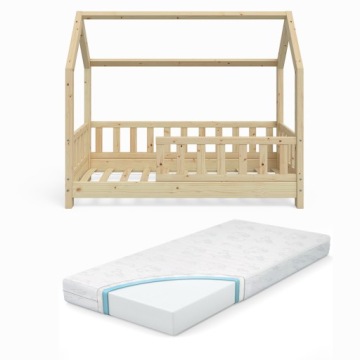 ŁÓŻECZKO WIKI +MATERAC I ZABEZPIECZENIE