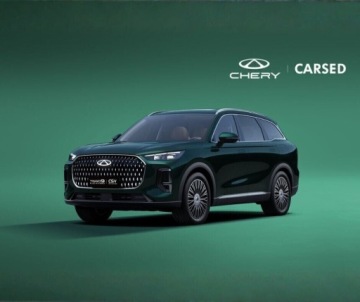 Chery Tiggo 9 SUV PHEV 1.5 Super Hybrid 428KM 2025 Chery Tiggo 9 PHEV Aurora Green Dostępne od ręki