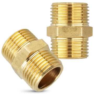ЛАТУННЫЙ НИПЕЛЬ 3/8 НЕСКОЛЬКО 23 мм Соединитель Соединитель водопроводной трубы Латунь