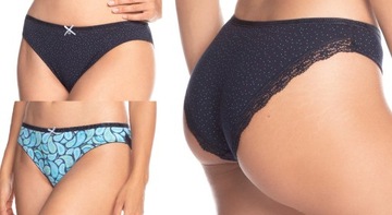Figi damskie, mini bikini Lama L-1412 MB 2-pak XL