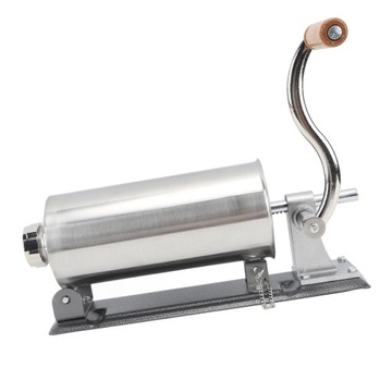 Наполнитель для колбас из нержавеющей стали, 3 л, ручная машина для производства колбас, горизонтальный фильтр