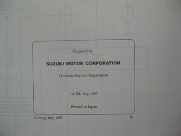 Электрические схемы Suzuki Wagon R SR410 ремонт