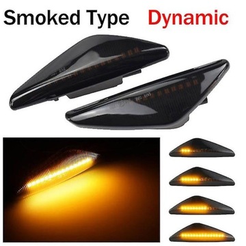 DYNAMIC LED BOČNÍ SVĚTLA SMĚROVKA DO X3 F25 X5 E70 X6 E71 E72