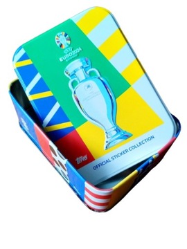 Банка с наклейками TOPPS MATCH ATTAX ЕВРО-2024 + 2 ПАКЕТА БЕСПЛАТНО