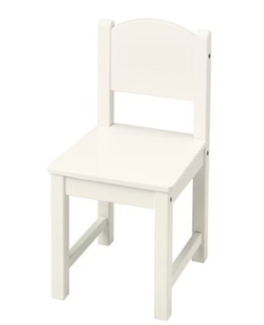 IKEA SUNDVIK krzesełko dziecięce drewniane BIAŁE