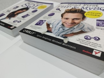 Набор из 2 книг Head First[PL]: PHP и MySQL + SQL