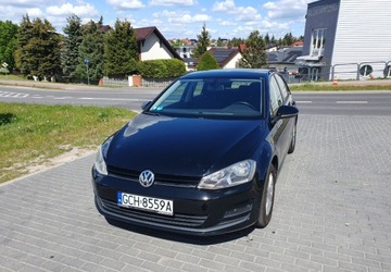Volkswagen Golf VII Hatchback 3d 1.2 TSI 105KM 2014 Volkswagen Golf 1.2 105KM 5-Drzwi Klima Tempomat BDB Stan Zarejestrowany w