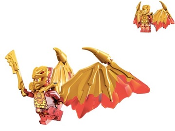 LEGO Ninjago Crystallized - Kai (Golden Dragon) + złoty miecz 71769 njo757