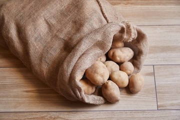 Worek jutowy naturalny ozdobny worek na prezenty dla mikołaja pod choinkę