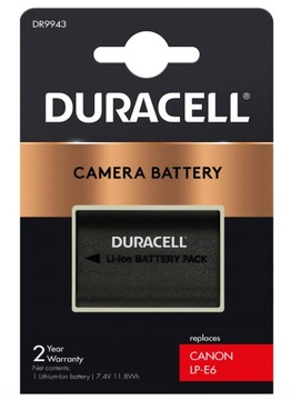 BATERIA AKUMULATOR DURACELL LP-E6 do CANON EOS 60D 60Da 5D 6D 7D 90D R6