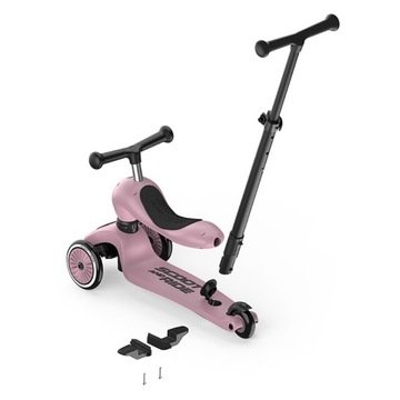 Детский самокат 2-в-1, Scoot and Ride, трехколесный + шлем XXS-S