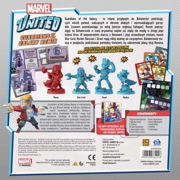 Игра Marvel United: Guardians of the Galaxy Remix (польское издание)