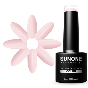 SUNONE LAKIER HYBRYDOWY R01 ROSE RÓŻ Z DROBINKAMI OUTLET