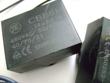 ПУСКОВОЙ КОНДЕНСАТОР CBB61 2,75 мкФ 450 В 2,7 мкФ