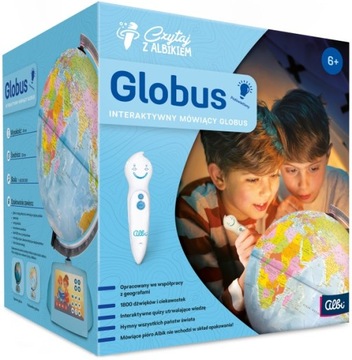 Czytaj z Albikiem Interaktywny Mówiący Globus ALBI