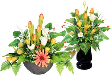 LUNAx Головной убор + Букет / Желтый