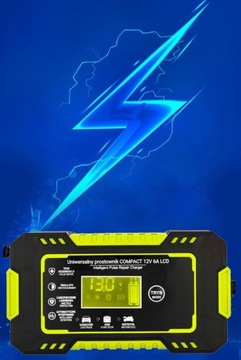 АВТОМАТИЧЕСКИЙ ВЫПРЯМИТЕЛЬ АВТОМОБИЛЬНЫЙ РЕМОНТ АККУМУЛЯТОРОВ 6В 12В