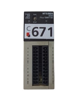Модуль ПЛК Mitsubishi FX2NC-16MR-T-DS № C671