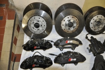 СУППОРТЫ BREMBO ПЕРЕДНИЕ ДИСКИ AUDI RS6 C6 A8