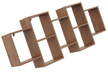 NOWOCZESNA PÓŁKA WISZĄCA DUŻY REGAŁ MODUŁOWY DO SALONU SYPIALNI BIURA