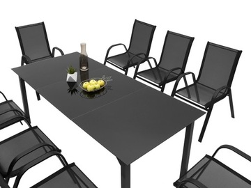 КОМПЛЕКТ САДОВОЙ МЕБЕЛИ 8+1 ДЛЯ ТЕРРАСЫ, БАЛКОНА