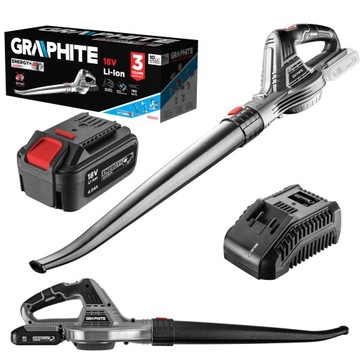 DMUCHAWA DO LIŚCI AKUMULATOROWA 18V GRAPHITE +4Ah
