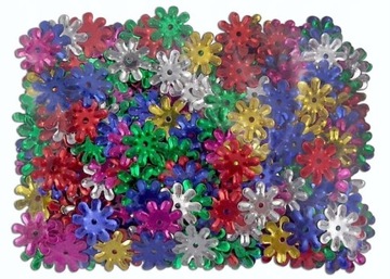 РАЗНОЦВЕТНЫЕ КОНФЕТТИ С БАЙЕТКАМИ ДЕКОРАТИВНЫЕ ИЗДЕЛИЯ