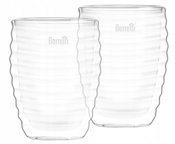 SZKLANKI KUBKI TERMICZNE Z PODWÓJNYM DNEM 2x370 ml
