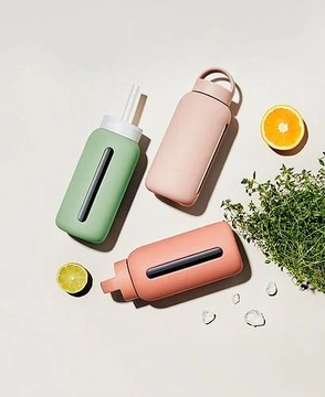 Стеклянная бутылка для воды - Кофе с молоком 720 мл Muuki