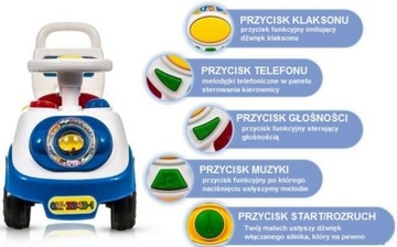 АВТОМОБИЛЬ 3в1 RIDDLE WALKER PUSH С ГРУГОМ БОЛЬШОЙ