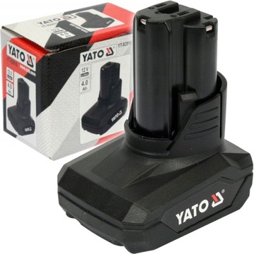 YATO BATERIA AKUMULATOR LI-ION DLA WSZYSTKICH URZĄDZEŃ SYSTEMU 12V 4Ah