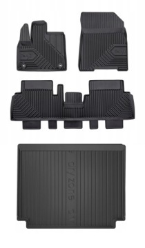 Set 77 Gumové rohože a rohože Citroen Berlingo 3 od roku 2018 5x1