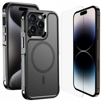 ETUI PANCERNE SOLIDNE DO MAGSAFE PANZER ARMOR DO IPHONE 13 PRO MAX + SZKŁO