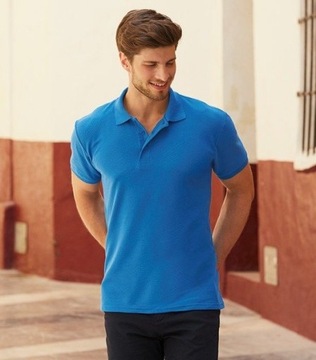 Поло Fruit of The Loom Premium Black XL