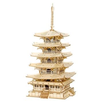 Puzzle 3D Robotime Pagoda drewnianep