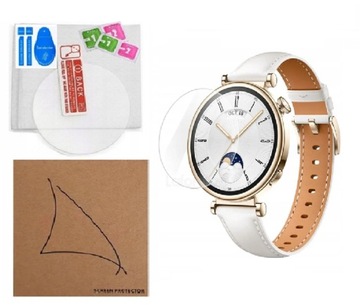 Szkło Hartowane 9H do Huawei Watch GT 4 41mm Pełna Ochronna