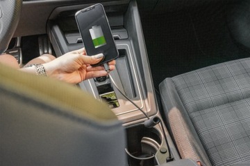 Спиральный кабель USB A/USB C, USB 2.0, PD 60 Вт, макс.