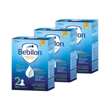 Bebilon 2 Pronutra Mleko następne ZESTAW 3x 1000 g