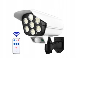 SOLARNA ATRAPA KAMERY+LAMPA 2w1+PILOT+CZUJNIK RUCH