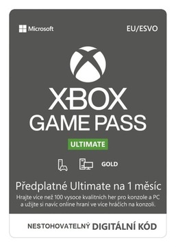 Microsoft Game Pass Ultimate - subskrypcja na 1 miesiąc (PC/XONE/XSX)