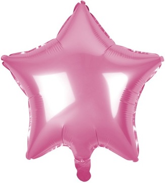 Balon foliowy Gwiazdka Jasnoróżowa Dekoracja na Urodziny 48 cm