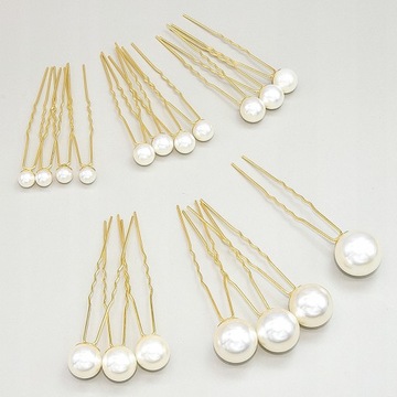 18 шт., заколка для волос для подружек невесты с жемчугом