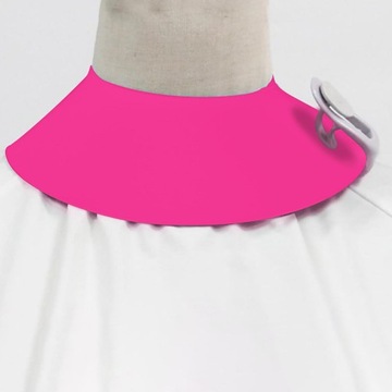 Силиконовая режущая шея с розовыми пряжками