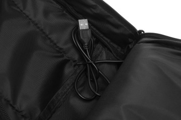 Peterson mały plecak saszetka nerka męska na jedno ramię + USB powerbank