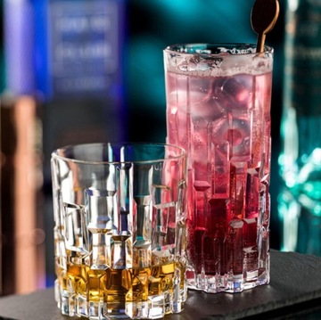 Бокалы BUILD низкие для напитков виски, 300 мл, 6 шт.