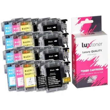 20x Tusz do Brother LC1100 LC980 DCP-145C 165C 375