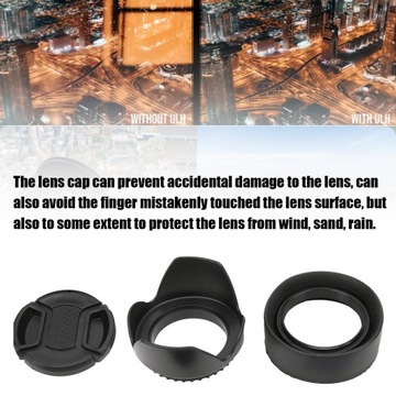 Комплект бленды 4 в 1 с резиновой крышкой