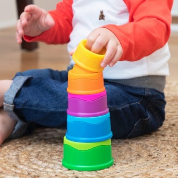 Силиконовая сенсорная пирамидка Dimpl Bubbles Tower